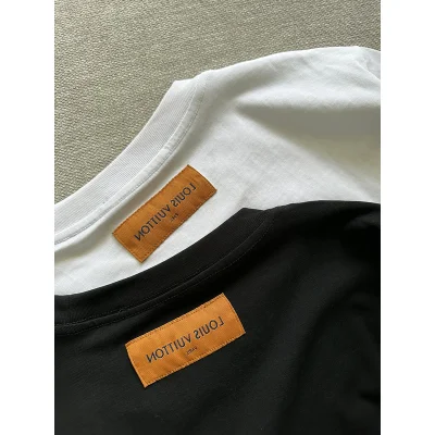 Футболка Louis Vuitton Yellow Corporate Logo "White" фото № 6