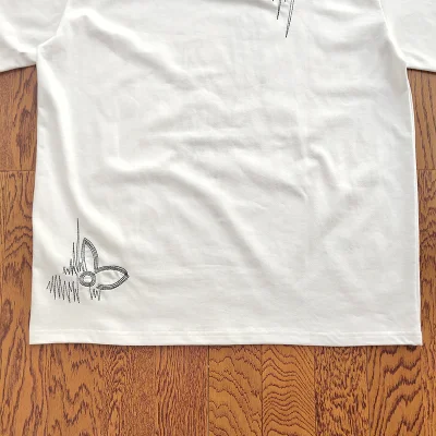 Футболка Louis Vuitton Embroidery "White" фото № 3