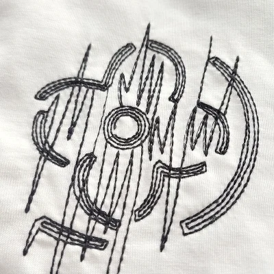 Футболка Louis Vuitton Embroidery "White" фото № 4