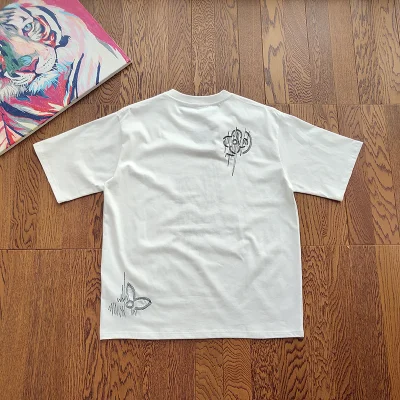 Футболка Louis Vuitton Embroidery "White" фото № 6