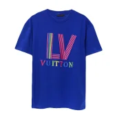 Футболка Louis Vuitton Logo Made Of Stripes "Blue"