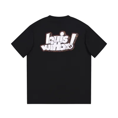 Футболка Louis Vuitton With An Embroidered Logo "Black" фото № 7 Футболка Louis Vuitton With An Embroidered Logo "Black" фото № 7