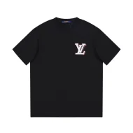 Футболка Louis Vuitton With An Embroidered Logo "Black"