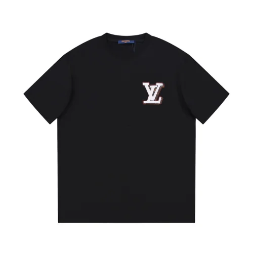 Футболка Louis Vuitton With An Embroidered Logo "Black"