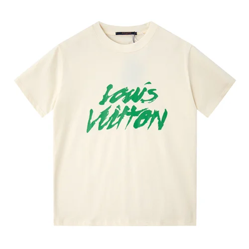 Футболка Louis Vuitton Graffiti Logo "Beige"