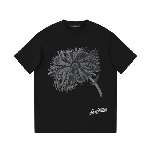 Футболка Louis Vuitton Dandelion Print "Black"