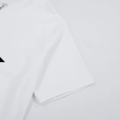 Футболка Louis Vuitton With Flower Logo And Decoration "White" фото № 4