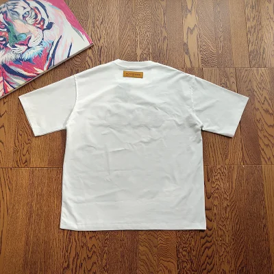 Футболка Louis Vuitton Graffiti Print "White" фото № 2