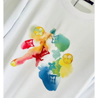 Футболка Louis Vuitton Paint Stains "White" фото № 2