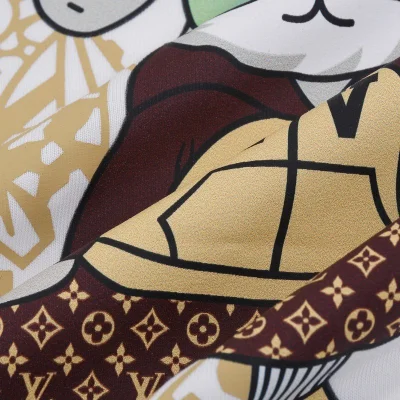 Футболка Louis Vuitton With Hare In Brand Clothes "White" фото № 7