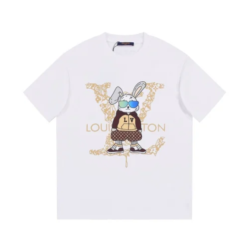 Футболка Louis Vuitton With Hare In Brand Clothes "White"