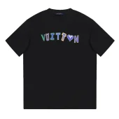 Футболка Louis Vuitton Text Logo With Heart "Black"