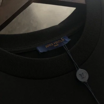 Футболка Louis Vuitton Icons With Flowers "Black" фото № 5