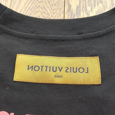 Футболка Louis Vuitton Cotton With Tornado Print "Black" фото № 3