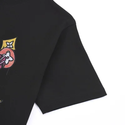 Футболка Louis Vuitton With Pink Massive Logo "Black" фото № 5 Футболка Louis Vuitton With Pink Massive Logo "Black" фото № 5