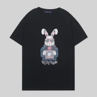 Футболка Louis Vuitton Hare In Jacket With Spikes "Black"