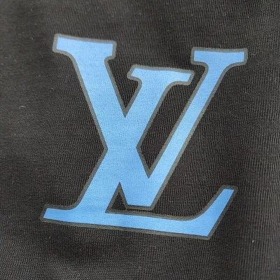 Футболка Louis Vuitton With Cartoon Style Text "Black" фото № 4