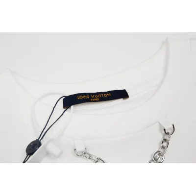 Футболка Louis Vuitton With Optional Accessory "White" фото № 5