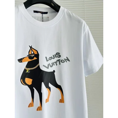 Футболка Louis Vuitton Mans Best Friend - Dog "White" фото № 4