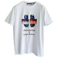 Футболка Louis Vuitton With Print Of Slippers