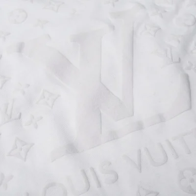 Футболка Louis Vuitton Print With Emblems "White" фото № 5