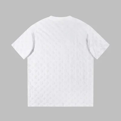 Футболка Louis Vuitton Print With Emblems "White" фото № 8