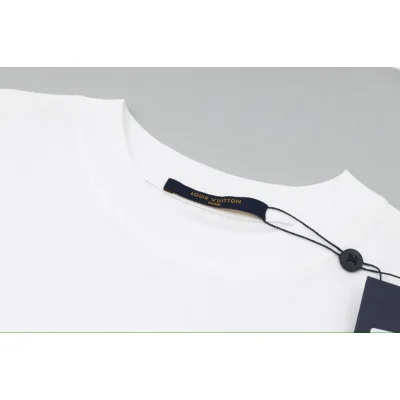 Футболка Louis Vuitton With Bright Print And Logo "White" фото № 4