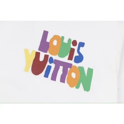 Футболка Louis Vuitton With Bright Print And Logo "White" фото № 7