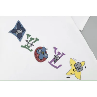 Футболка Louis Vuitton With Bright Print And Logo "White" фото № 8