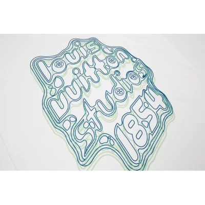 Футболка Louis Vuitton Layered Logo "White" фото № 4