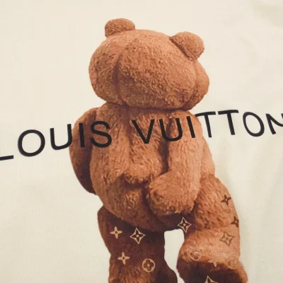 Футболка Louis Vuitton Print - Teddy Bear "Cream" фото № 4 Футболка Louis Vuitton Print - Teddy Bear "Cream" фото № 4