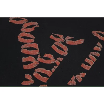 Футболка Louis Vuitton Kisses "Black" фото № 3