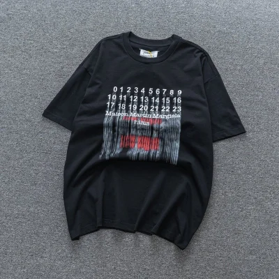 Футболка Maison Margiela Numbers "Black" фото № 2
