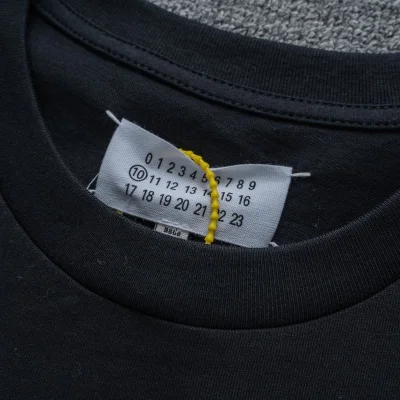 Футболка Maison Margiela Numbers "Black" фото № 4