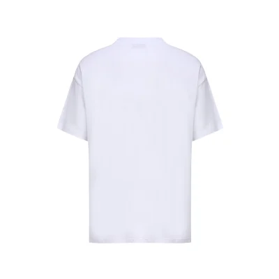 Футболка Miu Miu Convex Embroidery "White" фото № 2