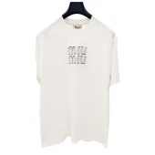 Футболка Miu Miu Frontside Stripe Logo "White"