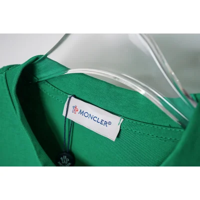 Футболка Moncler Logo Of Different Colors "Green" фото № 3