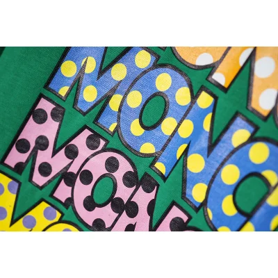 Футболка Moncler Logo Of Different Colors "Green" фото № 6
