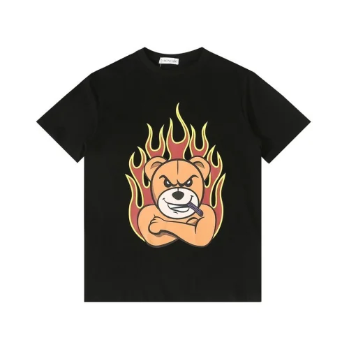 Футболка Moncler X Palm Angels With Print "Black"