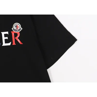 Футболка Moncler Large Text "Black" фото № 5