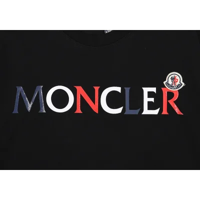 Футболка Moncler Large Text "Black" фото № 6