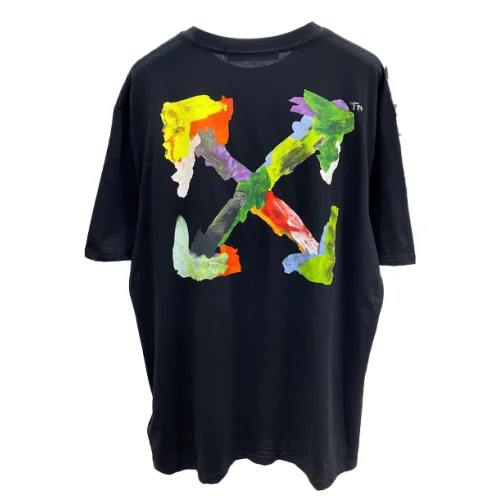 Футболка Off-White Colorful Arrows Print "Navy Blue"