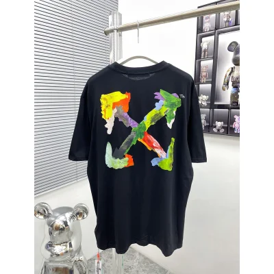 Футболка Off-White Colorful Arrows Print "Navy Blue" фото № 2