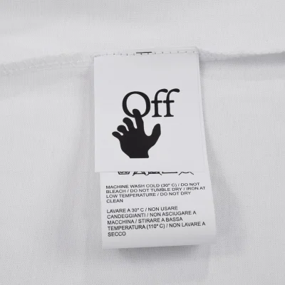 Футболка Off White Sad Robot "White" фото № 5