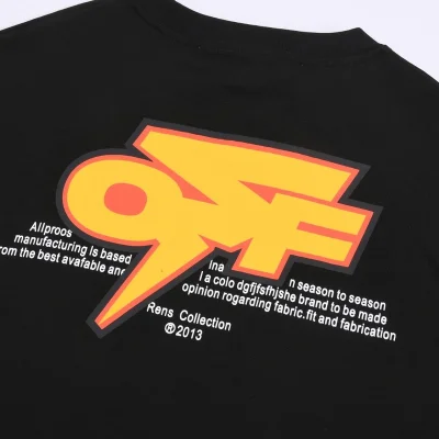 Футболка Off White Bright Brand Logo "Black" фото № 7 Футболка Off White Bright Brand Logo "Black" фото № 7