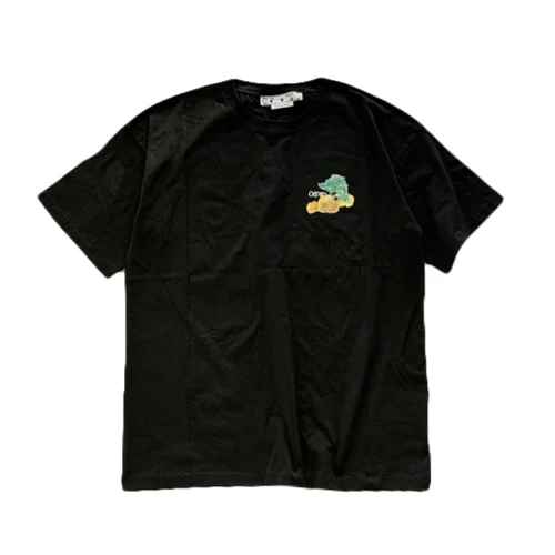 Футболка Off White With Drawings Of Paints "Black"