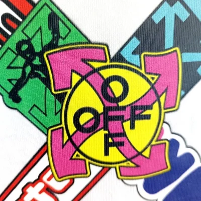 Футболка Off White Alien Design "White" фото № 2