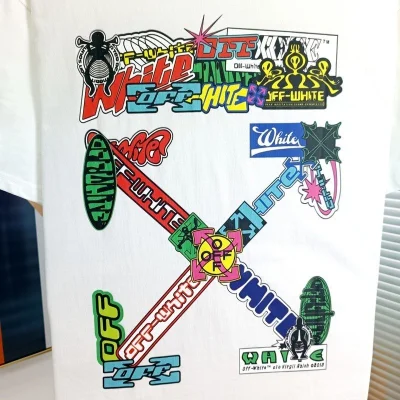 Футболка Off White Alien Design "White" фото № 8