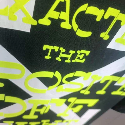 Футболка Off White Opposite "Black" фото № 3