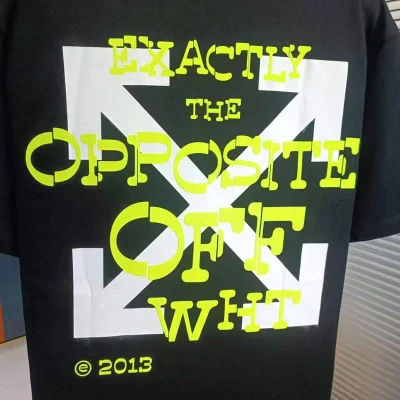 Футболка Off White Opposite "Black" фото № 9